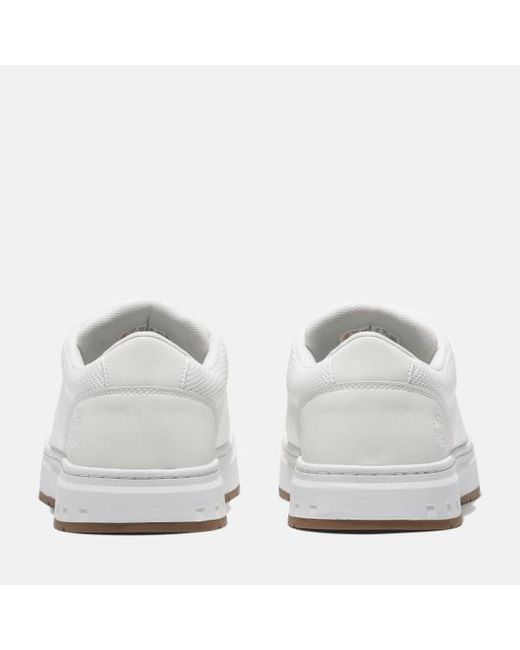 Timberland Maple Grove Trainer For Men In White, Man, White, Size: 6.5 for men