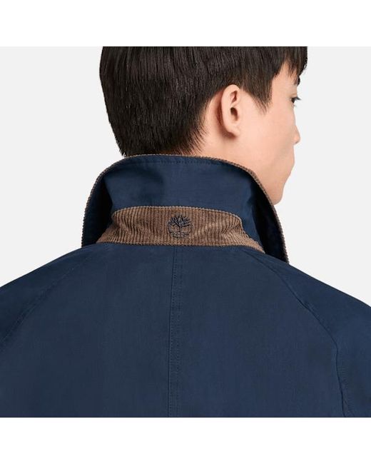 Timberland Wenham Waterproof Barn Coat For Men In Dark Blue, Man, Blue, Size: 3xl for men