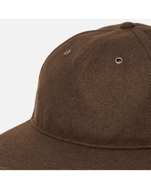 Timberland Brown All Over Wool Baseball Cap