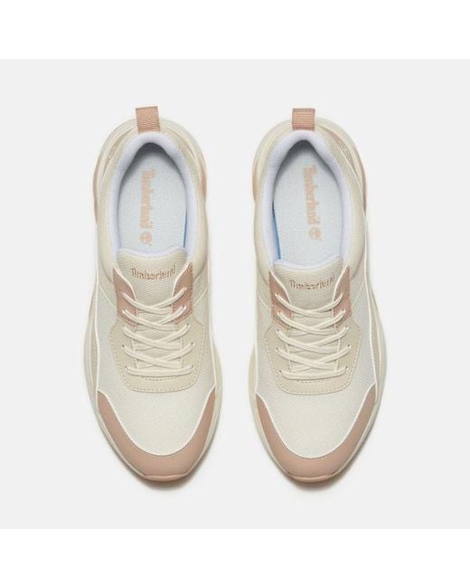 Timberland Pink Delphiville Low Lace-Up Trainer For