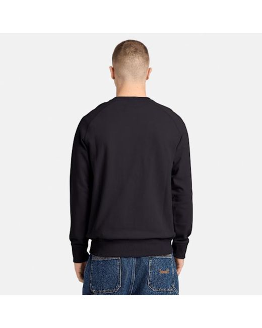 Timberland Black Exeter River Crewneck Sweatshirt For for men