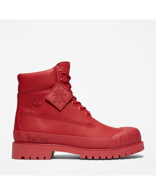 Timberland Red Bee Line X Premium 6 Inch Rubber-toe Boot for men