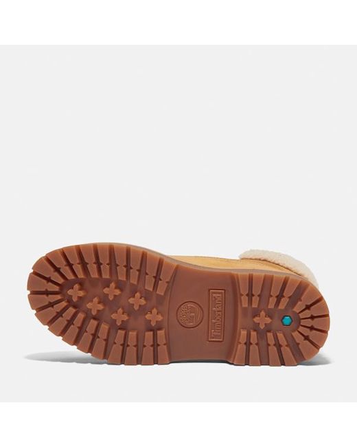 Timberland Brown Stone Street Platform Warm-Lined Waterproof Boot For