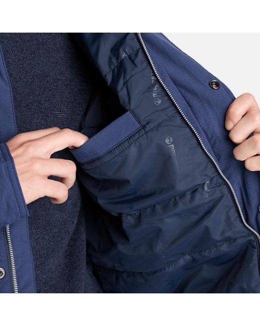 Timberland Blue Wenham Insulated Field Coat For for men