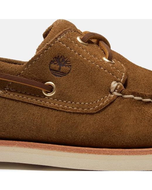 Timberland Brown Crafted Boat Shoe For for men