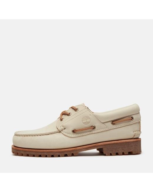 Timberland Natural Lake House 3-Eye Lug Boat Shoe For for men