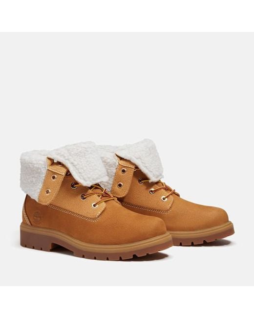 Timberland Brown Auburn Falls Warm-Lined Waterproof Boot For
