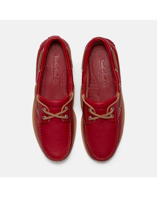 Timberland Red Lake House Classic 2-Eye Boat Shoe For for men