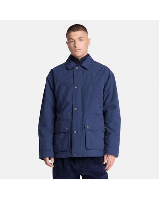 Timberland Blue Wenham Insulated Field Coat For for men