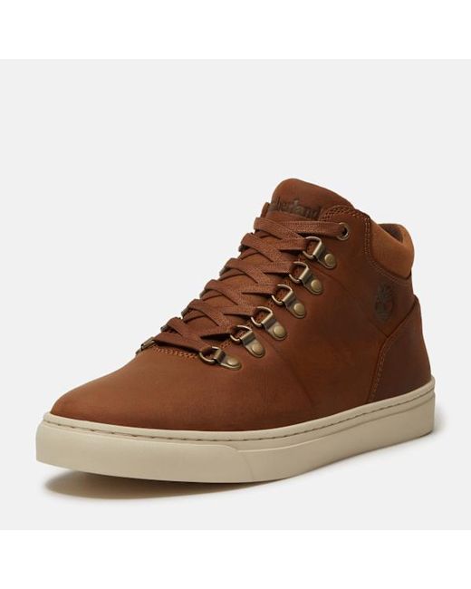 Timberland Brown Lisbon Hill Mid Trainer For for men
