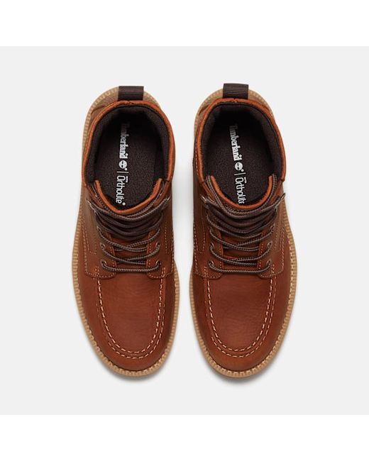 Timberland Brown Redwood Falls Essential Mid Waterproof Boot For for men