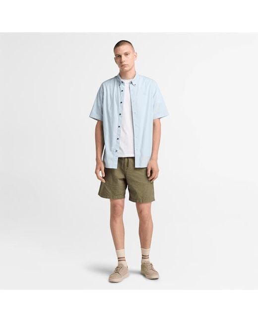 Timberland Green Claremont Cotton Short For for men