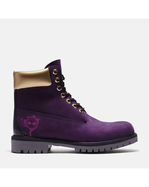 Timberland Purple Premium 6 Inch Hip Hop Royalty Waterproof Boot for men