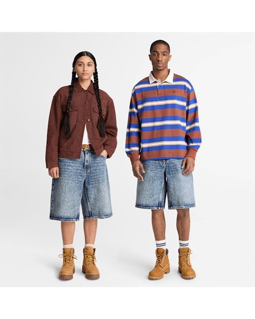 Timberland Blue Denim Jorts for men