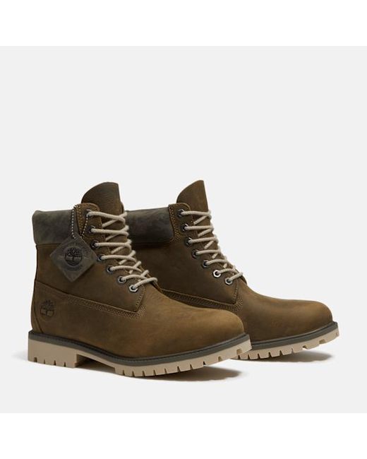 Timberland Brown Heritage 6-Inch Waterproof Boot For for men
