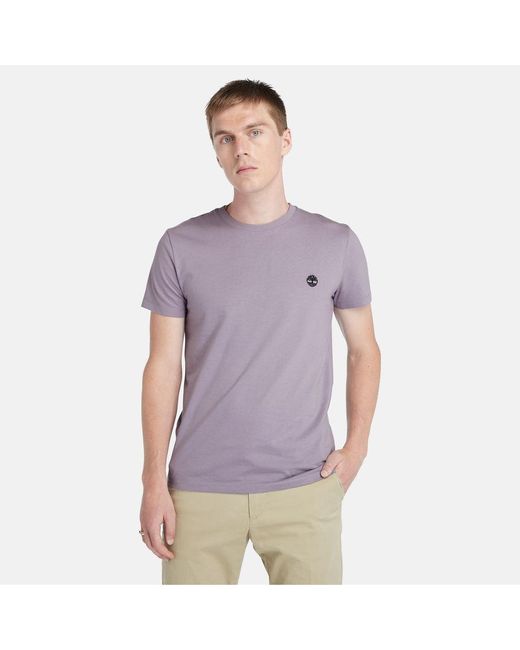 Timberland Purple Dunstan River T-shirt for men