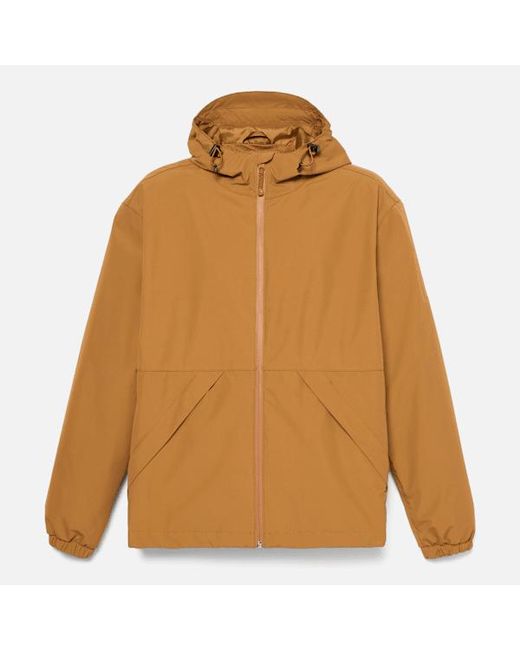 Timberland Brown Winnick Waterproof Shell Jacket For Men In Dark Yellow, Man, Yellow, Size: L for men