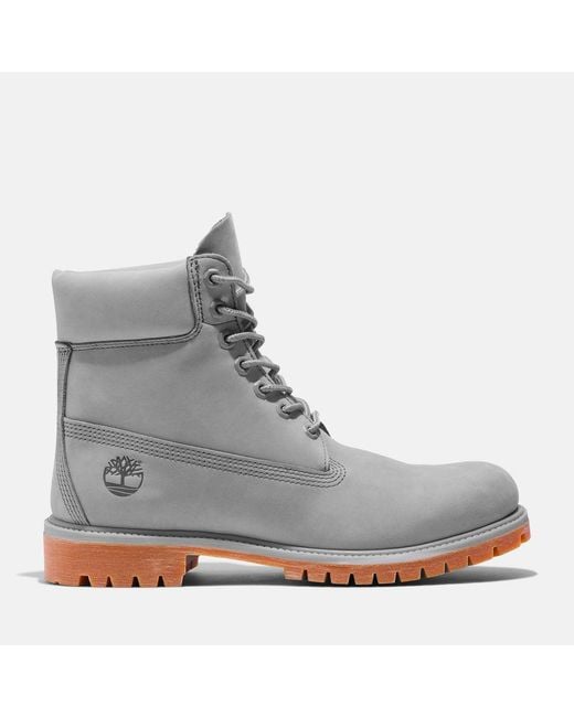 Timberland Gray 50th Edition Premium 6-inch Waterproof Boot for men