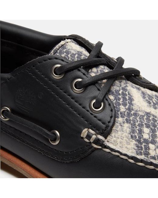Timberland Black Authentic Boat Shoe For