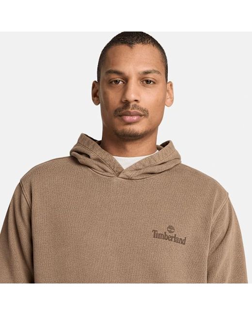 Timberland Brown South Cabot Garment Dye Hoodie For for men