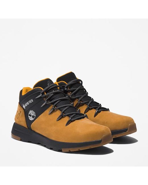 Timberland Brown Sprint Trekker Mid Waterproof Trainer For for men