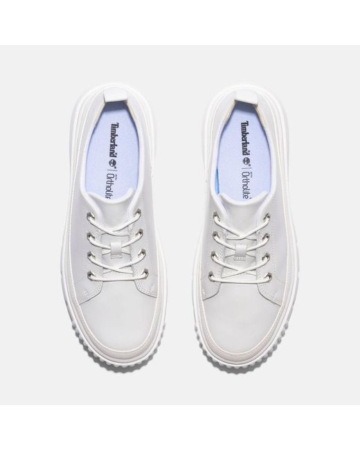 Timberland White Greyfield Lace-up Shoe