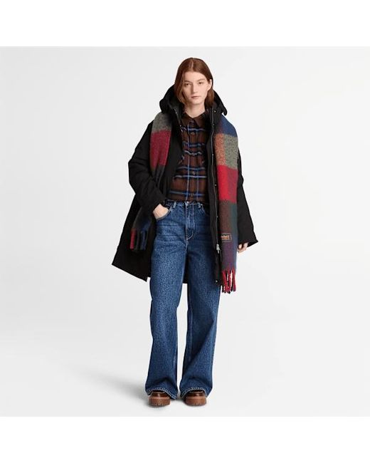 Timberland Blue Wide Leg Denim Trouser For