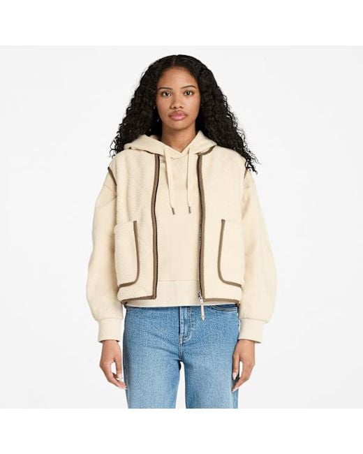 Timberland Natural High Pile Fleece Gilet For