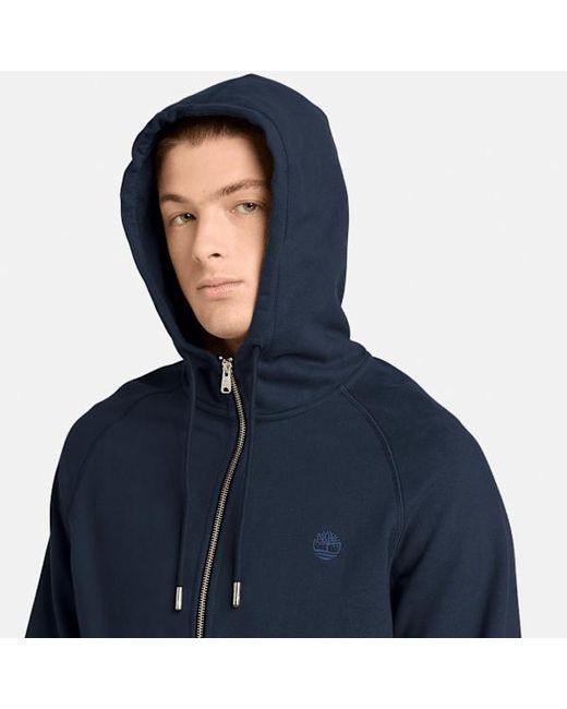 Timberland Blue Exeter River Full-Zip Hoodie For for men