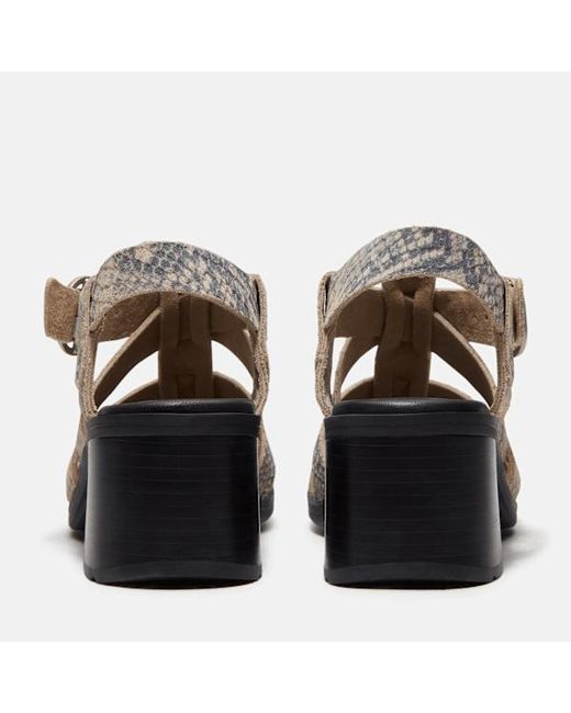 Timberland Brown Bellevaux Suede Fisherman Sandal For