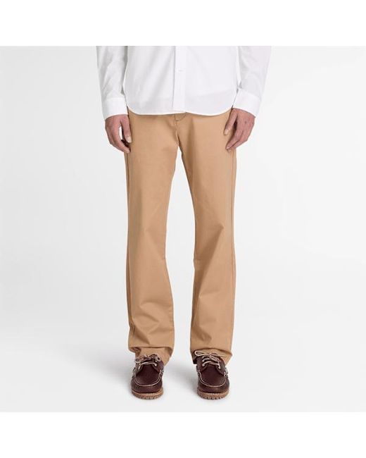 Timberland Natural Claremont Straight Twill Chino Trouser For for men
