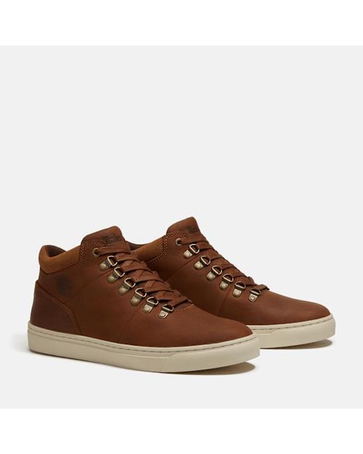 Timberland Brown Lisbon Hill Mid Trainer For for men