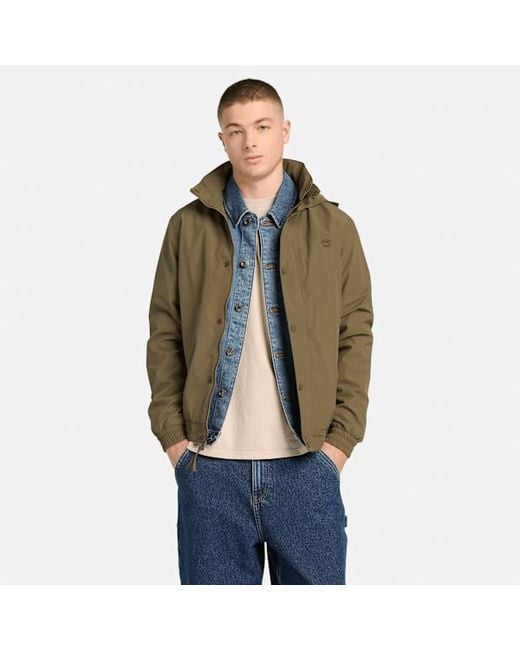 Timberland Green Waterproof Bomber For for men