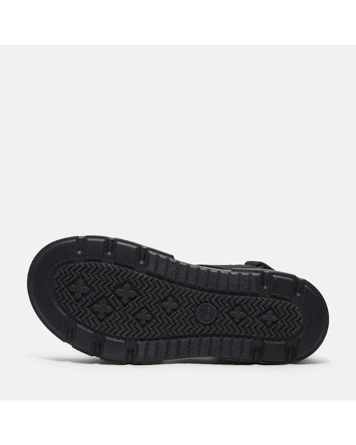 Timberland Black Greyfield Backstrap Sandal For