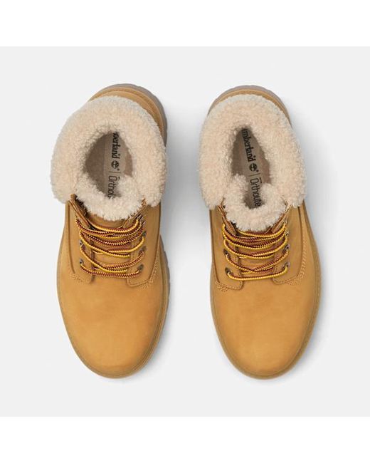 Timberland Brown Stone Street Platform Warm-Lined Waterproof Boot For