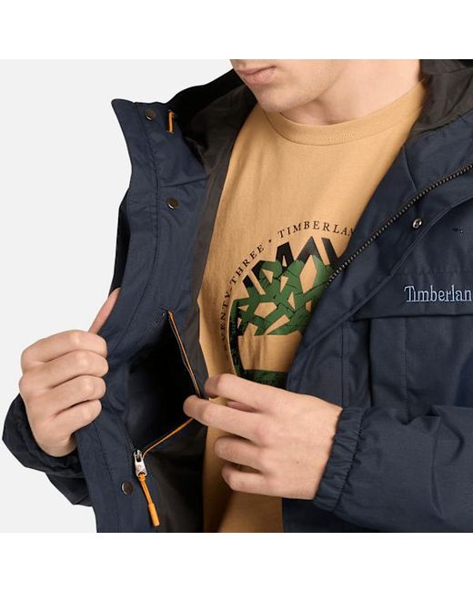 Timberland Blue Benton Shell Jacket for men