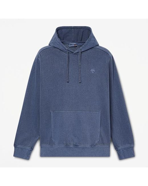 Timberland Blue Merrymack River Garment Dyed Hoodie For for men