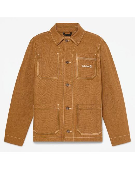 Timberland Brown Chore Canvas Jacket
