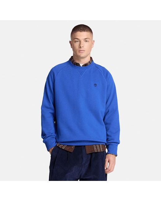 Timberland Blue Exeter River Crew Sweatshirt For for men