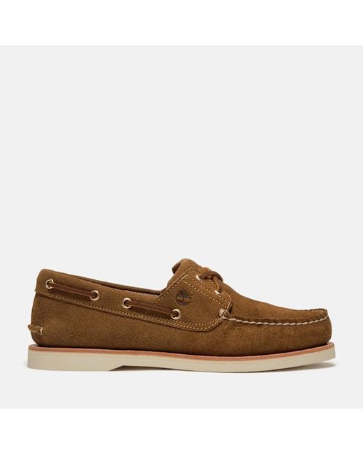 Timberland Brown Crafted Boat Shoe For for men