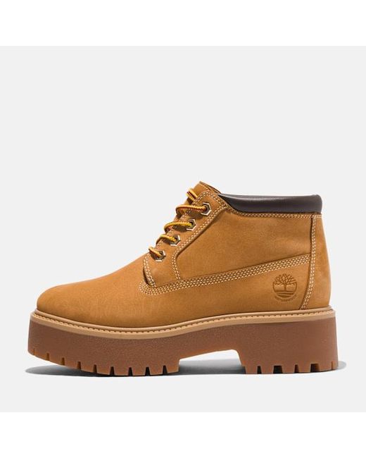 Timberland Brown Stone Street Mid Waterproof Boot For