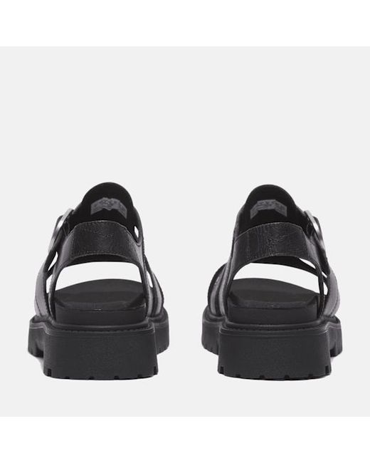 Timberland Black Clairemont Way Fisherman Sandal For