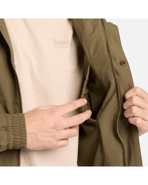 Timberland Green Waterproof Bomber For for men