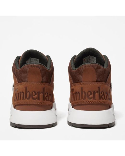 Timberland Brown Sprint Trekker Mid Trainer For for men
