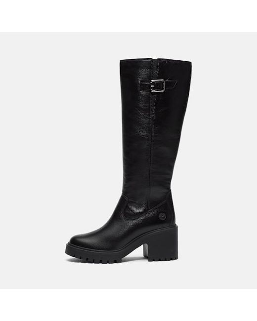 Timberland Black Stone Heights Tall Side Zip Boot For