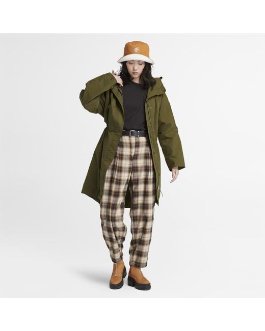 Timberland Fishtail Parka For Women In Green, Woman, Green, Size: L