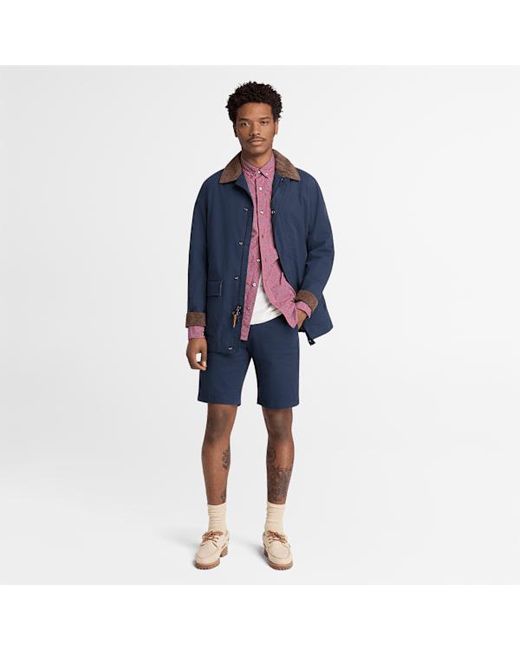 Timberland Purple Micro Plaid Poplin Shirt For for men