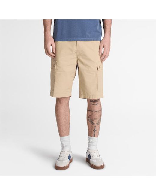 Timberland Natural Poplin Cargo Short For for men