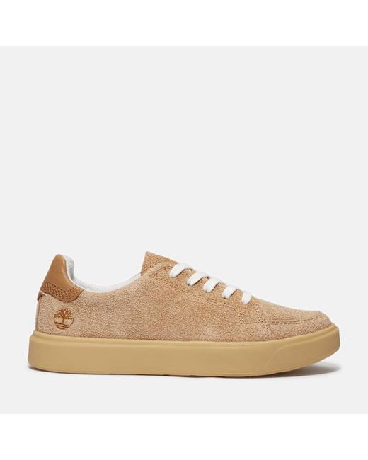 Timberland Natural Emerson Street Trainer For Women In Beige, Woman, Beige, Size: 3.5