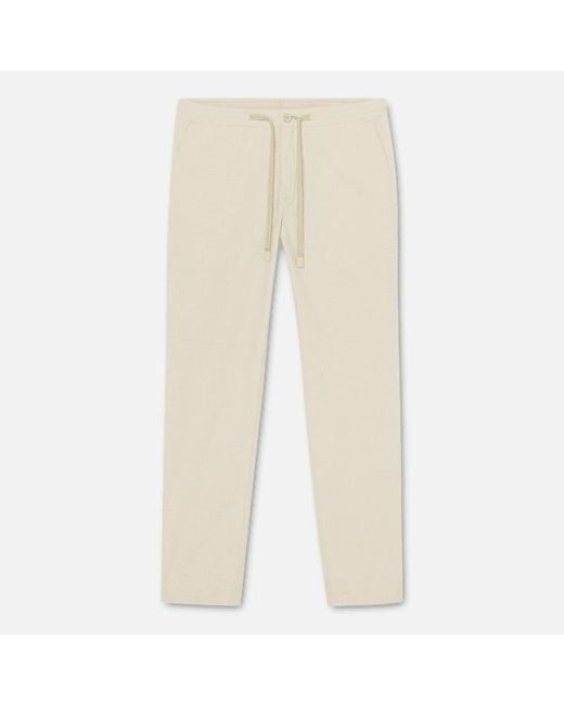 Timberland Natural Cotton Linen Joggers For Men In Beige, Man, Beige, Size: 30 for men